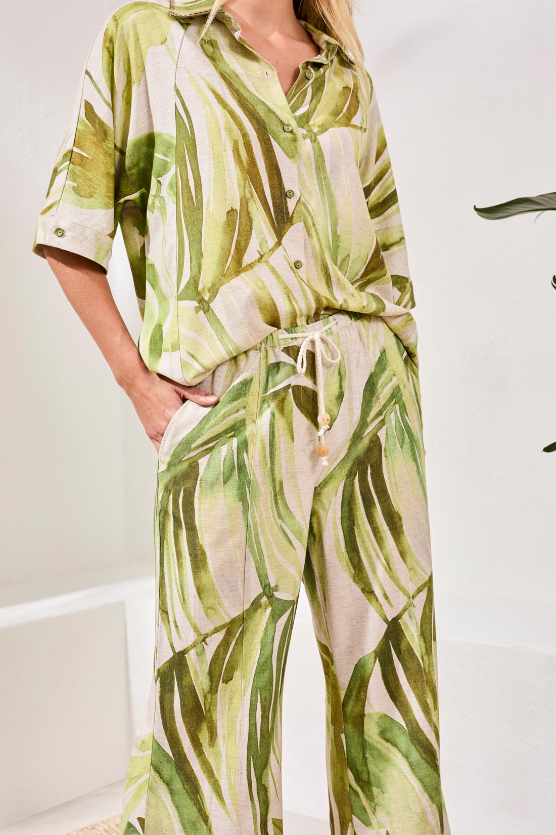 Tribal Pull On Ankle Pant