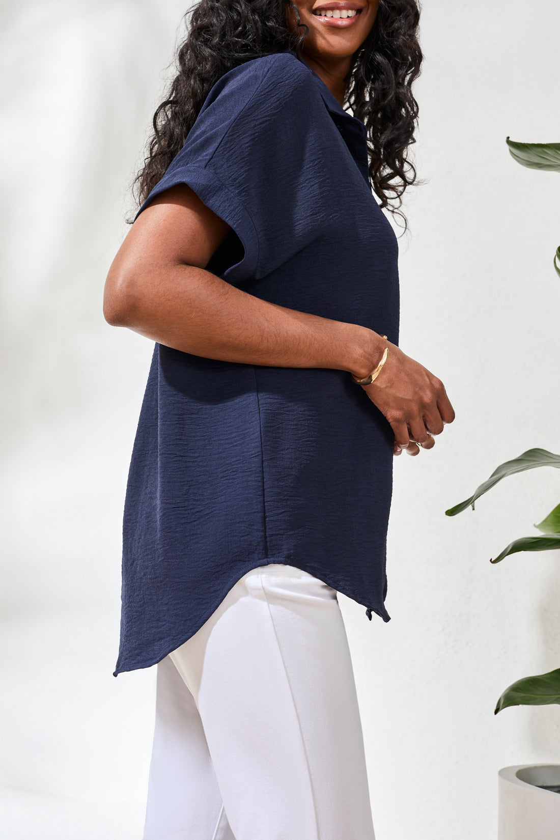 Tribal Short Sleeve Button Up Shirt