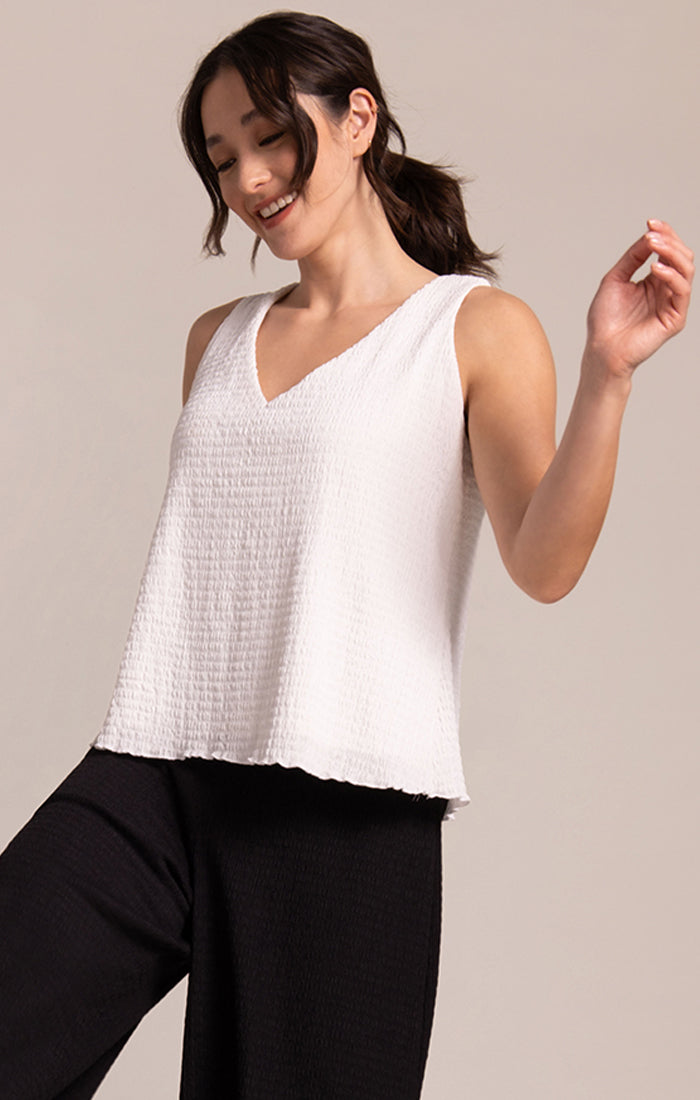 Sympli Pop V Neck Tank