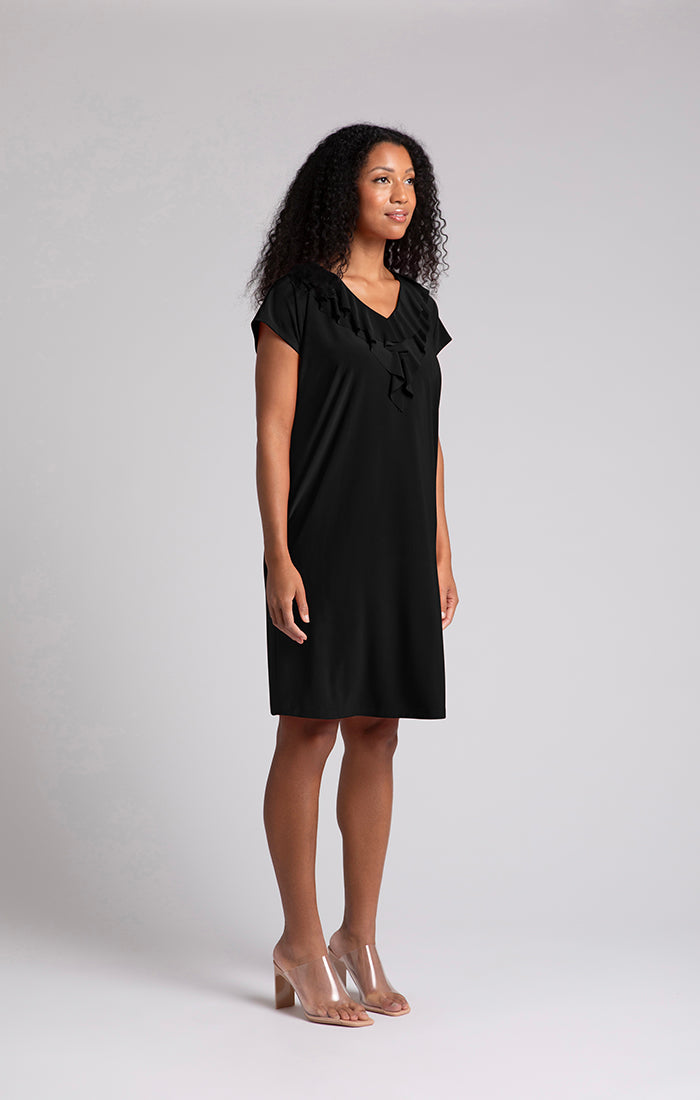 Sympli Flutter Dress Drop Shoulder