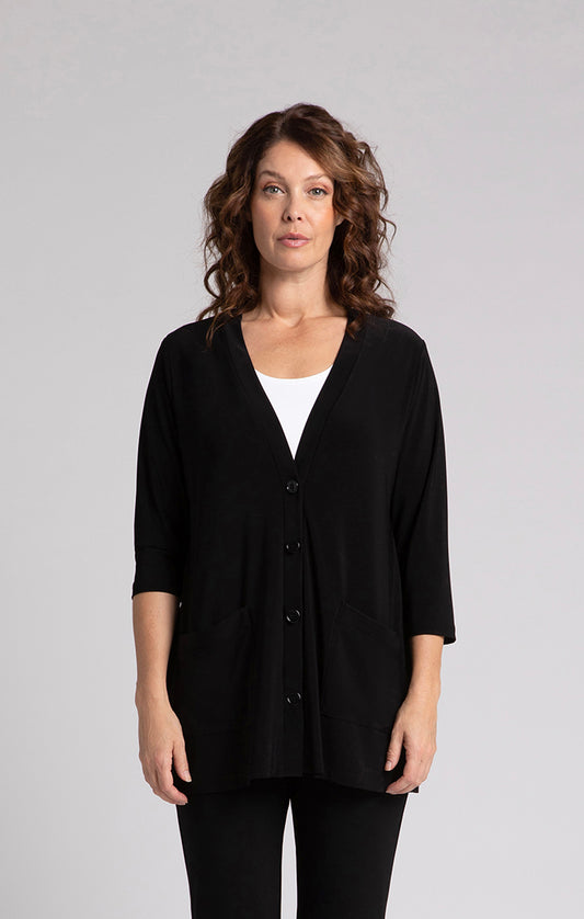 Sympli Classic Button Cardigan