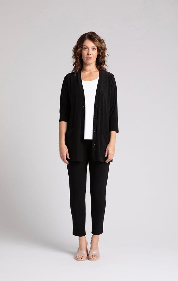 Sympli Classic Button Cardigan