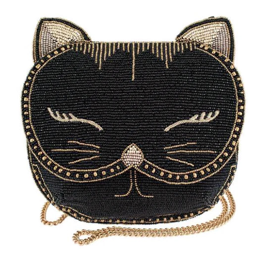 Mary Frances Whiskers Beaded Crossbody