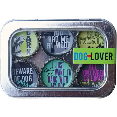 Set of 6 Dog Lover Magnet Set