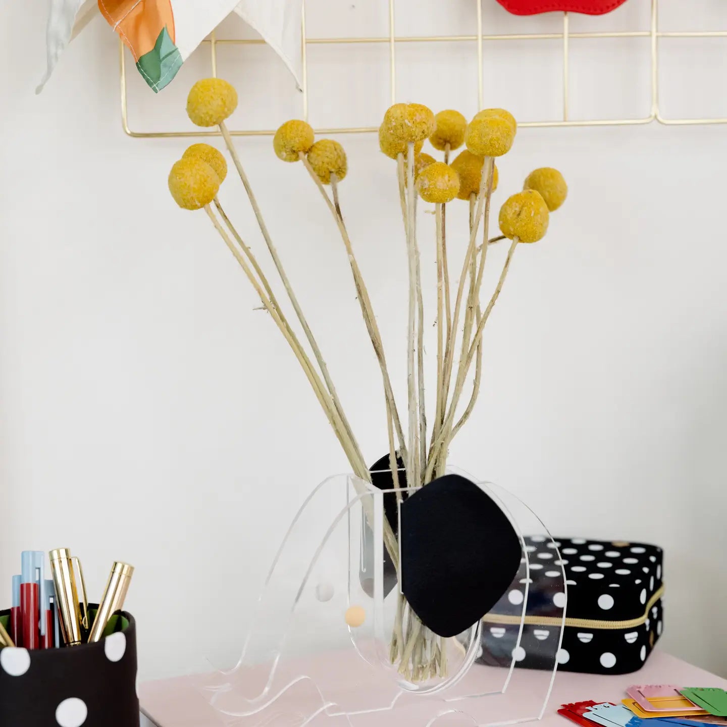 Kate Spade Acrylic Vase, Elephant