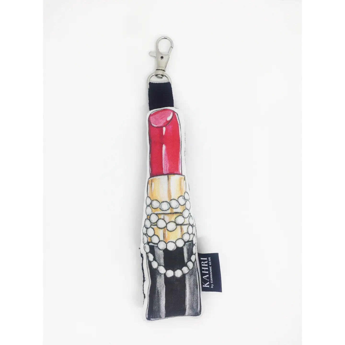 Mini Red Lipstick Doll Bag Charm