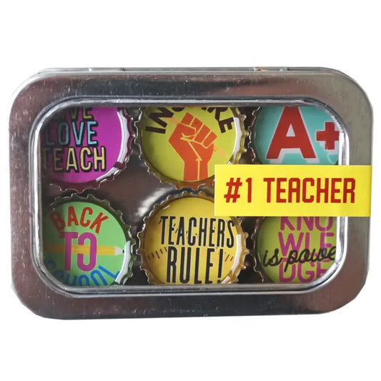 Set of 6 Teacher Magnet Set