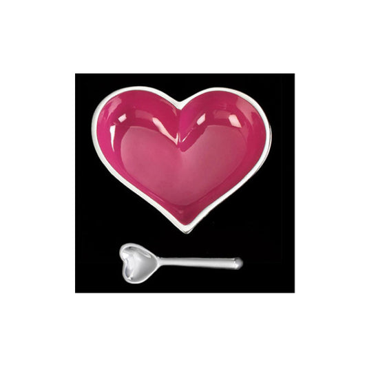 Inspired Generations Happy Pink Heart w/Spoon