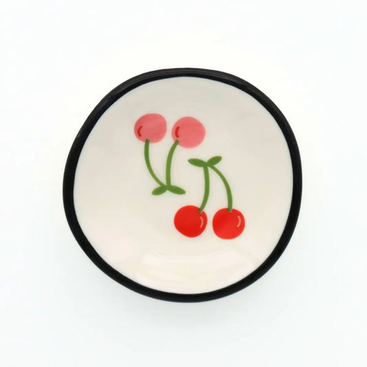 Trinket Tray - Two Double Cherry Ring Dish