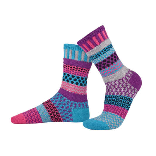 Solmate Crew Socks - Periwnkle