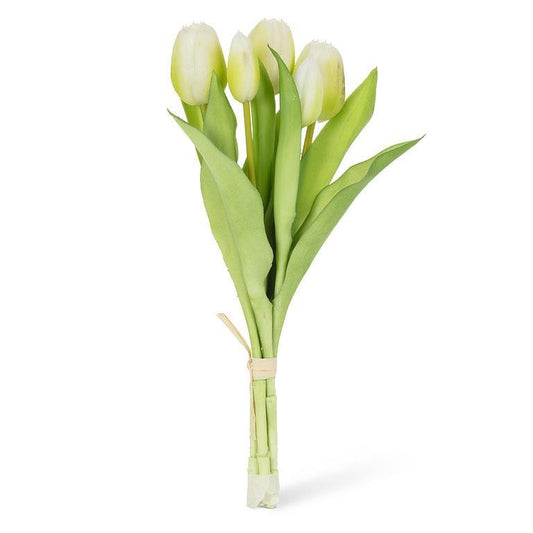 Lifelike Stem 5 Tulip Bunch 12"