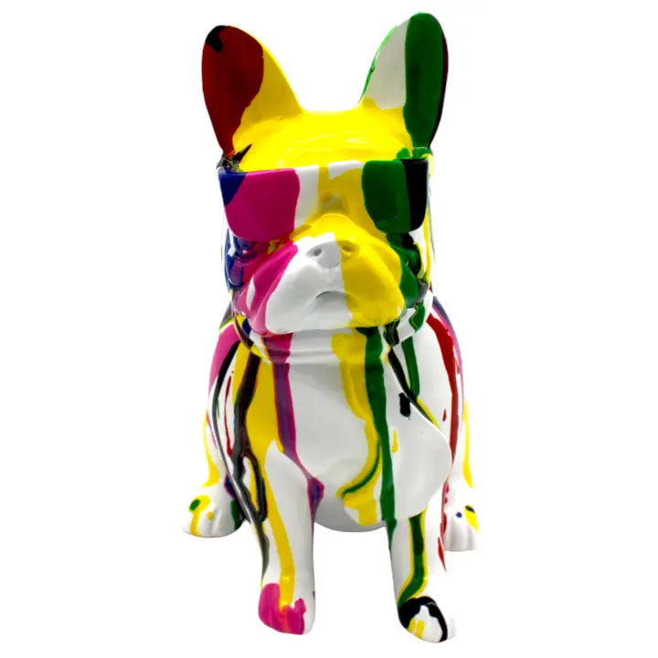 Dog Sculpture - Multi Colour French Bulldog