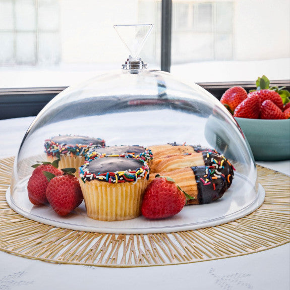 Acrylic Cake Platter - Dome Round