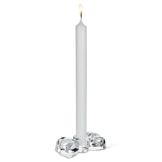 Glass Bow Candle Holder