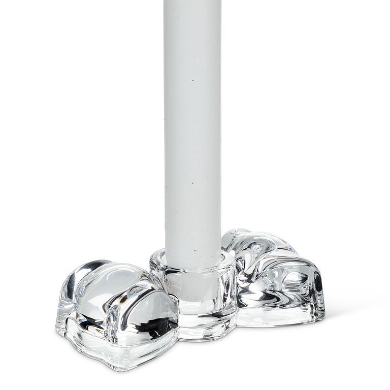 Glass Bow Candle Holder