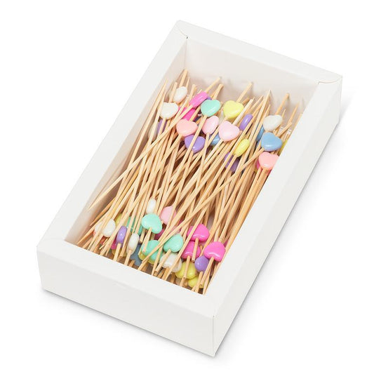 Pastel Heart Party Pick