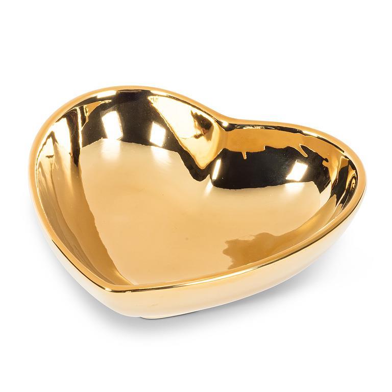 Small Gold Heart Bowl