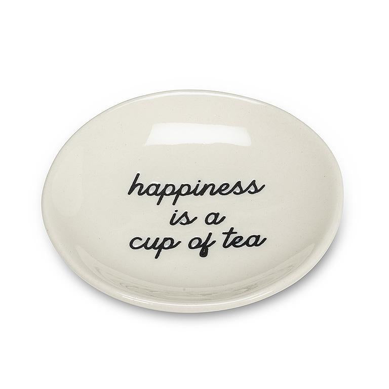 "Happiness Is" Tea Plate
