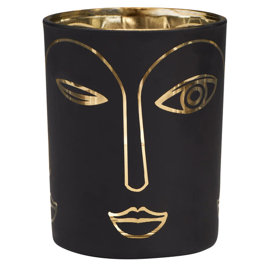 Face Outline Glass Vase 4x5