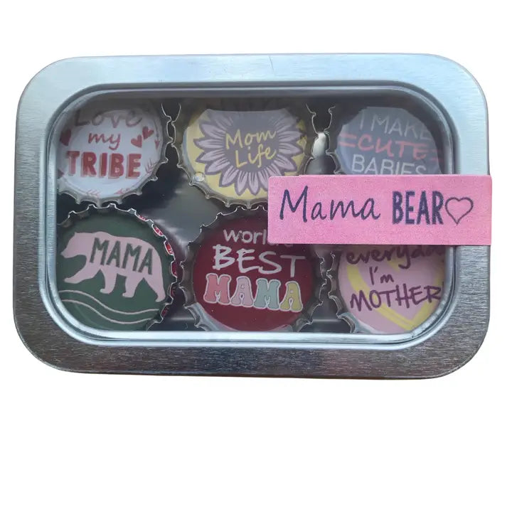 Set of 6 Mama Bear Magnets