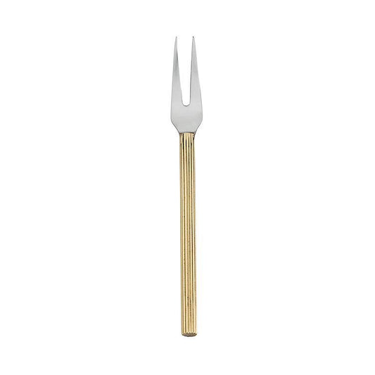Two Toned Ribbed Serving Fork