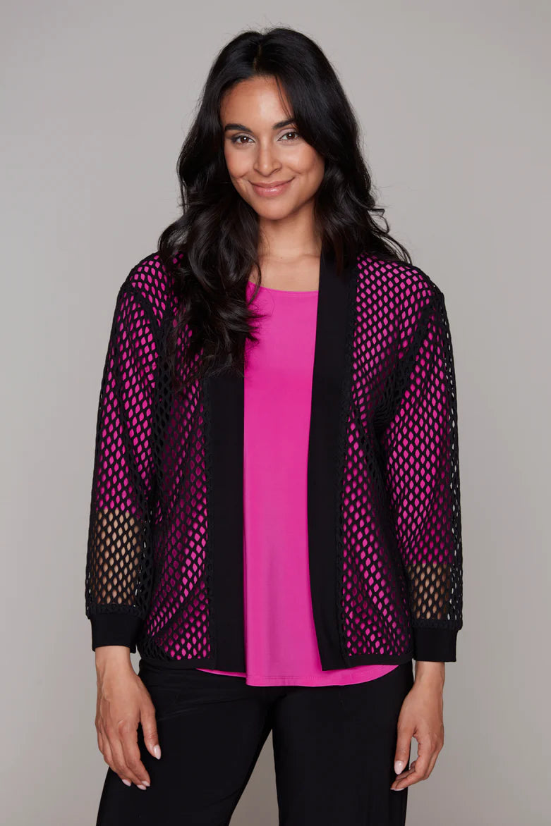 Compli K Mesh Open Cardigan
