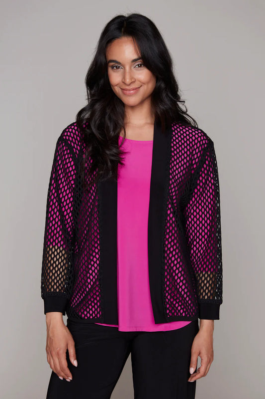 Compli K Mesh Open Cardigan