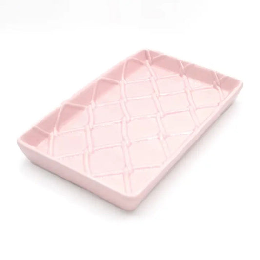 Guest Towel Tray - Pink