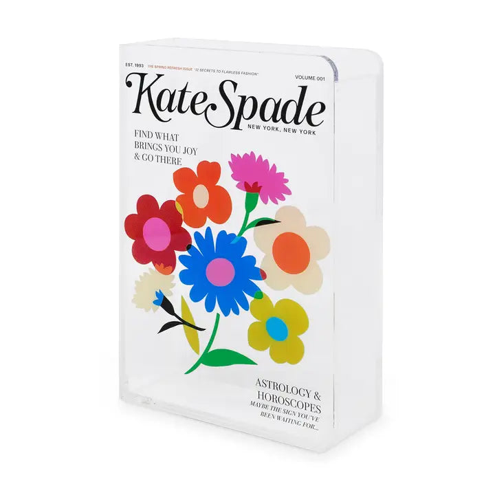 Kate Spade Acrylic Book Vase