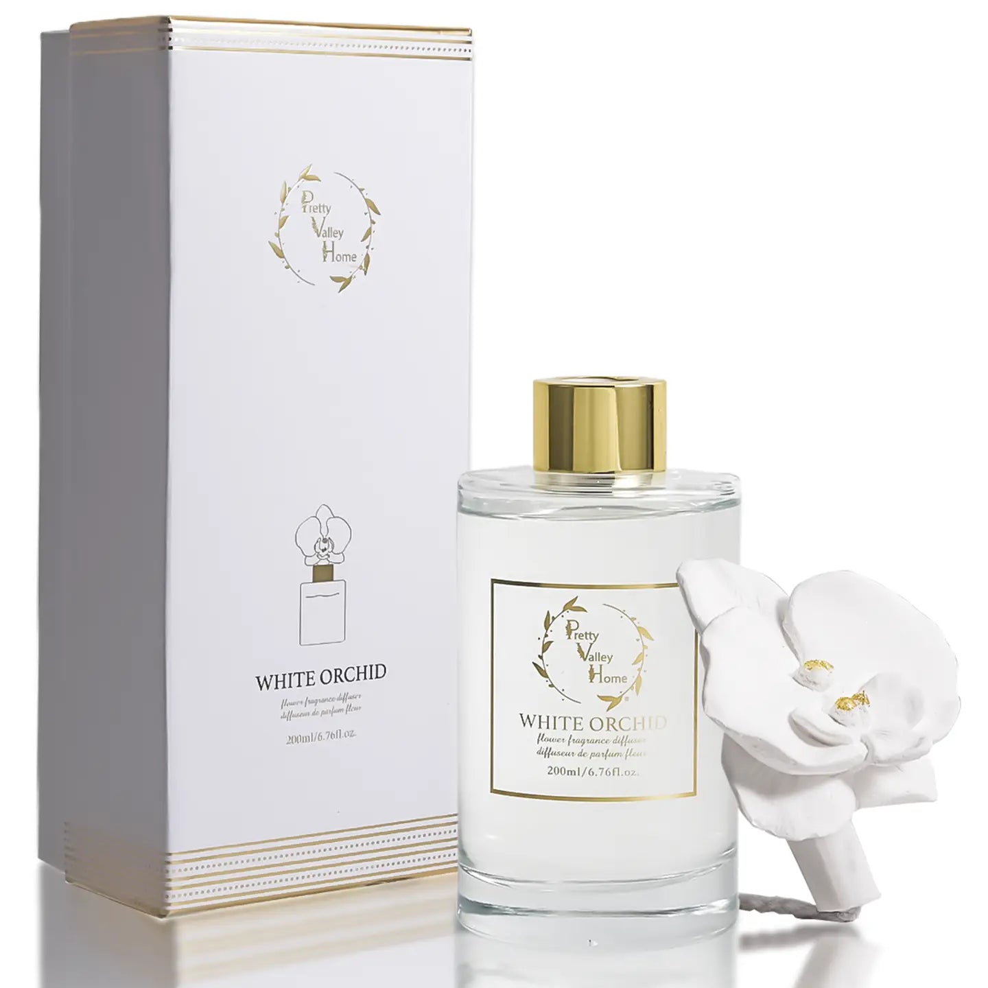 Fragrance Diffuser -Orchid Flower White Orchid