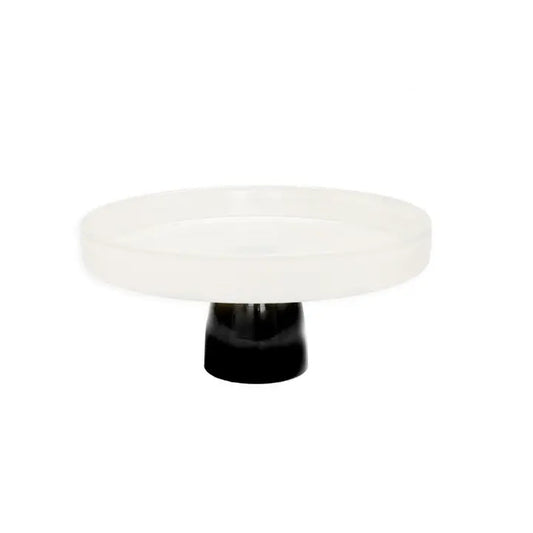 Glass Footed Cake Plate