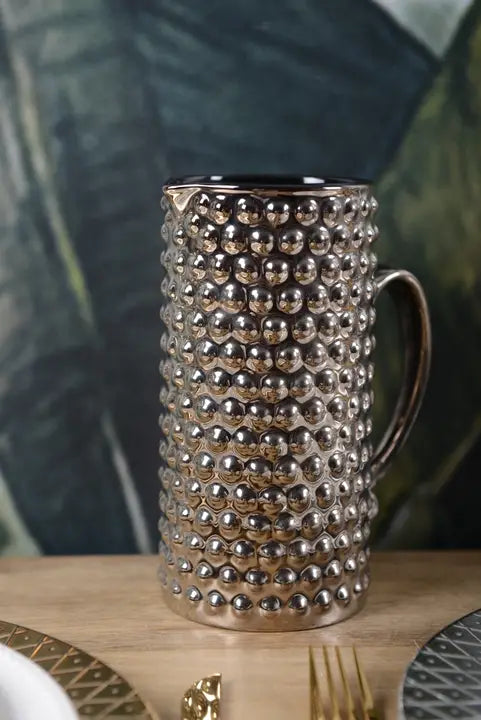 Silver Beaded Pitcher