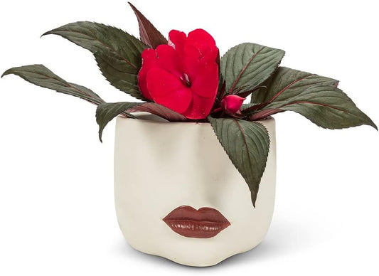 Red Lip Planter - Extra Small