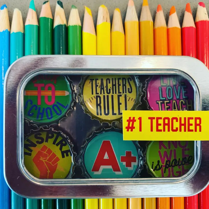 Set of 6 Teacher Magnet Set