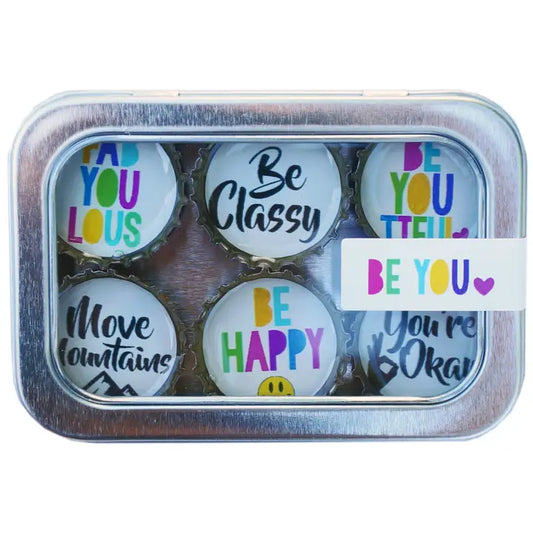 Set of 6  Be You Magnet Set