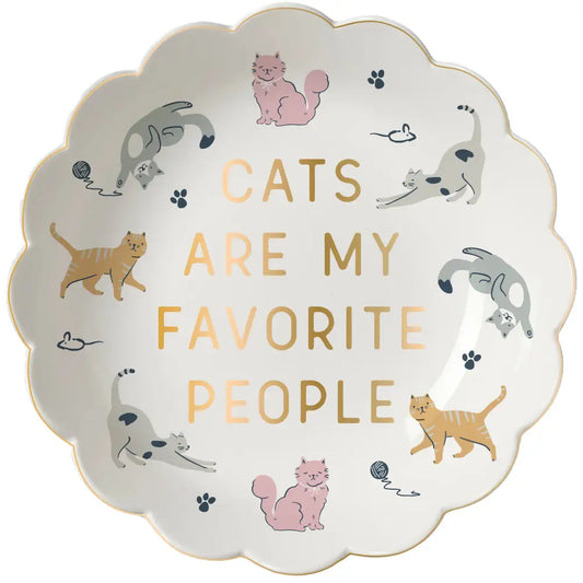Trinket Tray-Cats Scallop