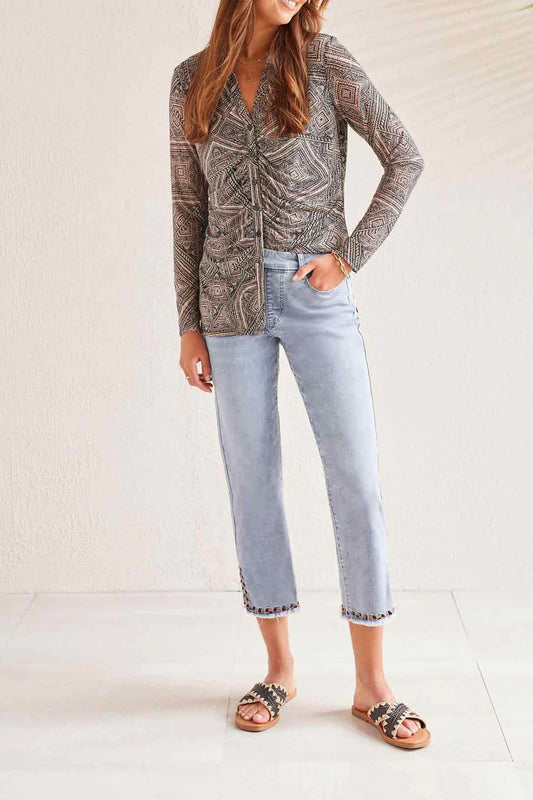Tribal Audrey Pull On Side Slit