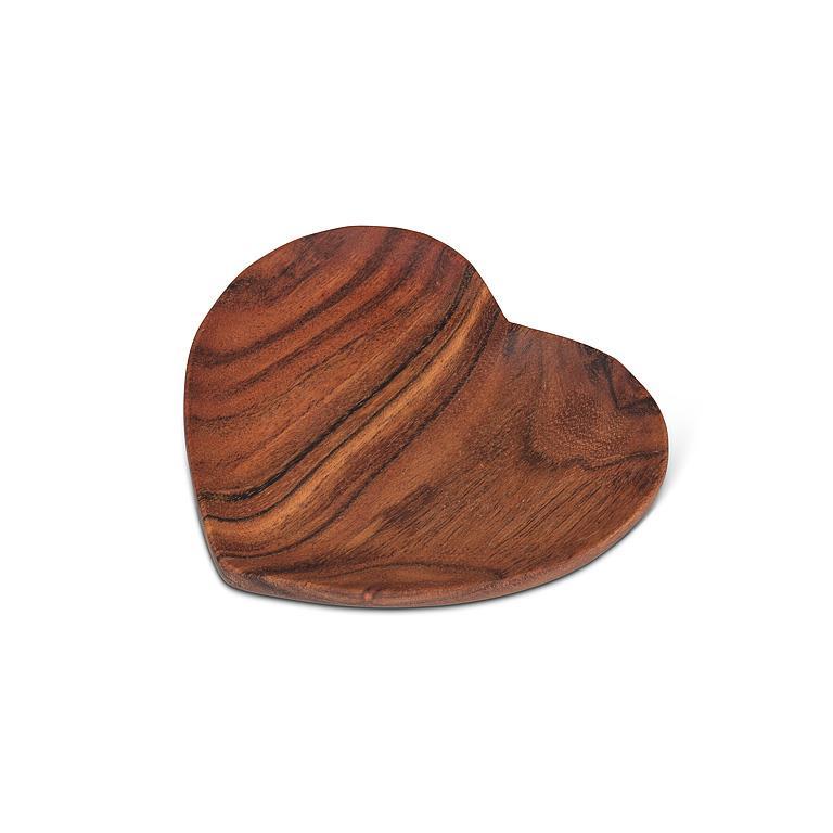 Small Wooden Heart Dish