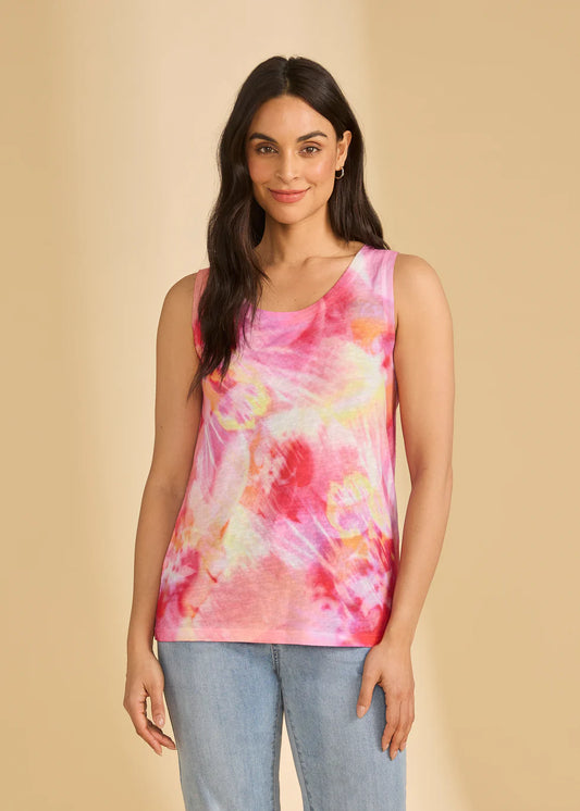 FDJ Sleeveless Scoop Neck Top
