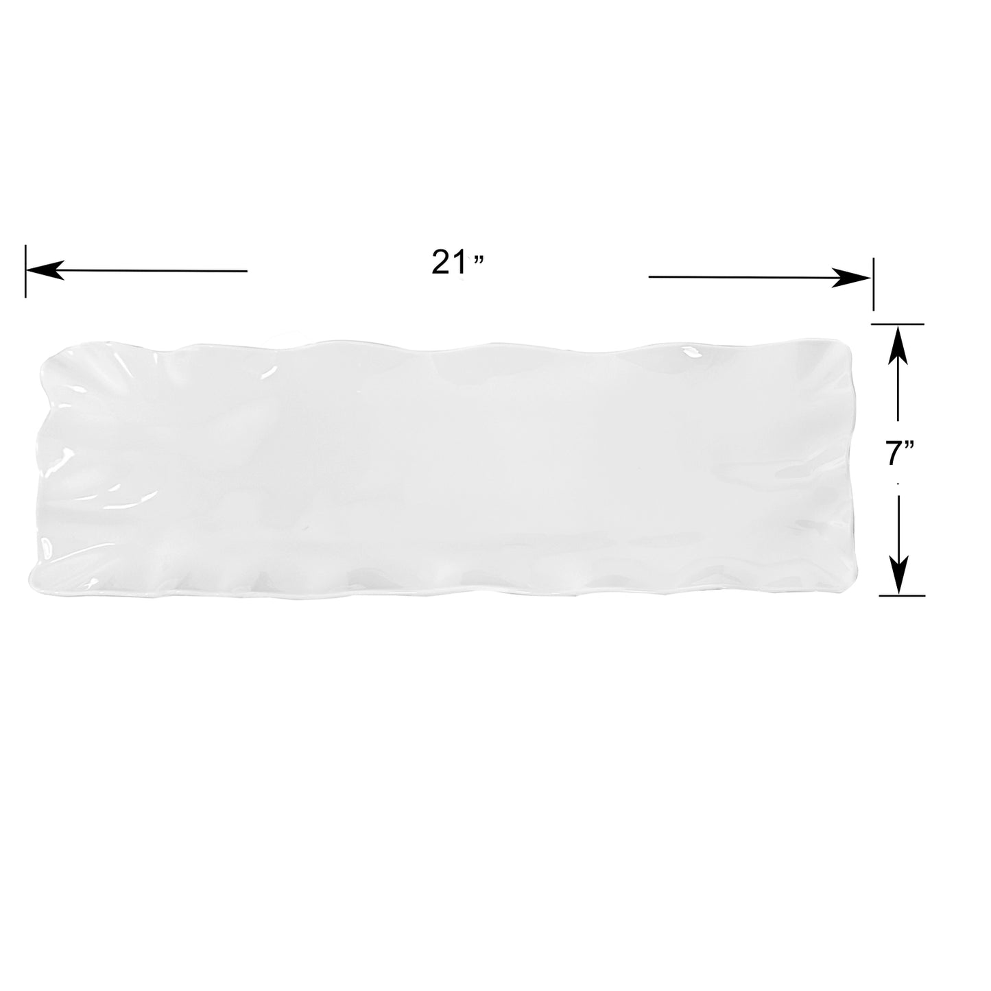 Melamine Large Rectangle Tray