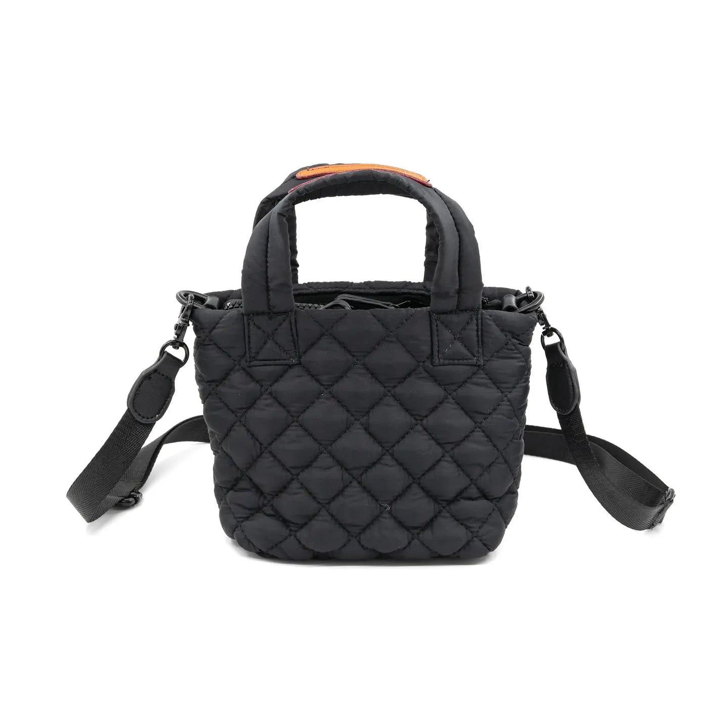 Small Quilted Purse - Black