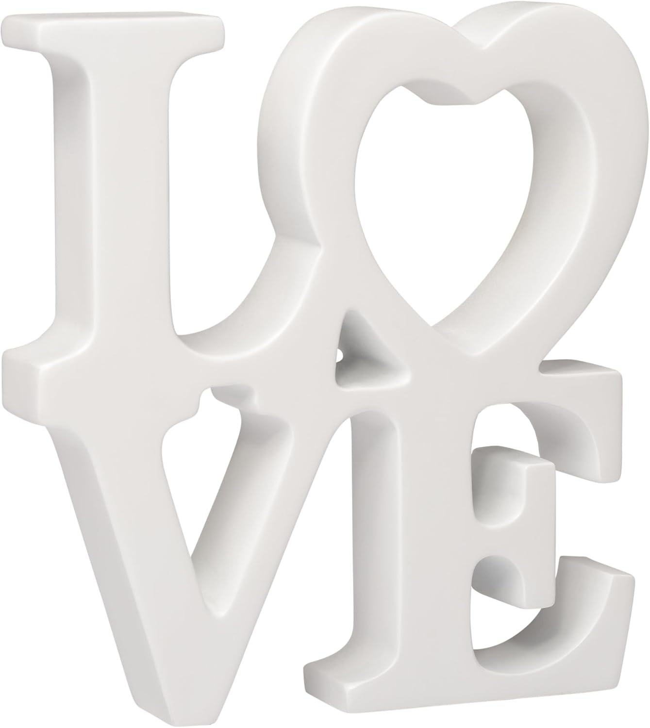 "LOVE" Resin Word Sculpture