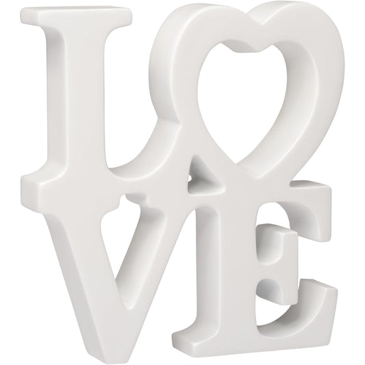 "LOVE" Resin Word Sculpture