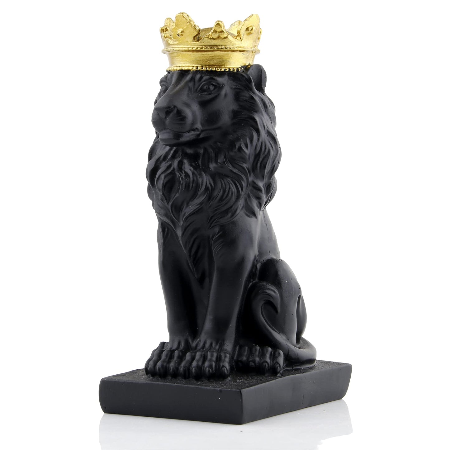 Black Lion W/ Gold Crown