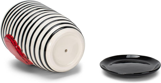 Ceramic Pot And Saucer