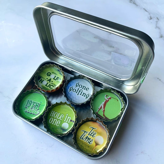 Set of 6 Golf Magnet Set
