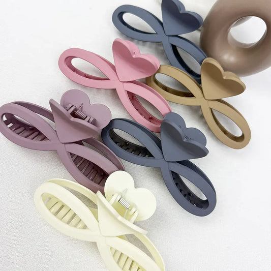 Heart Matte Hair Clip