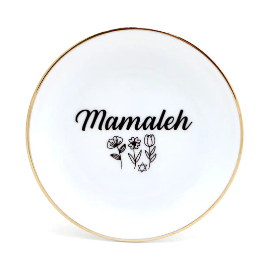 Trinket Tray Mamaleh Ring 22K Gold