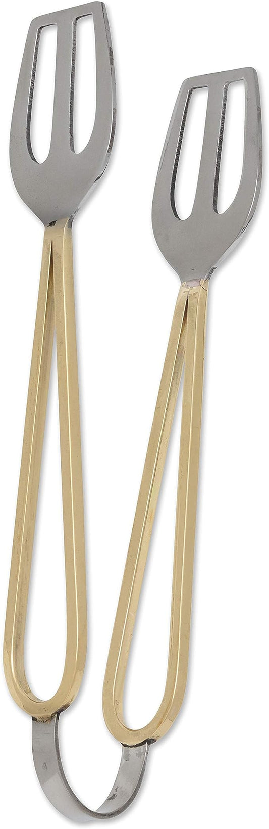 Two Toned Gold & Silver Tongs
