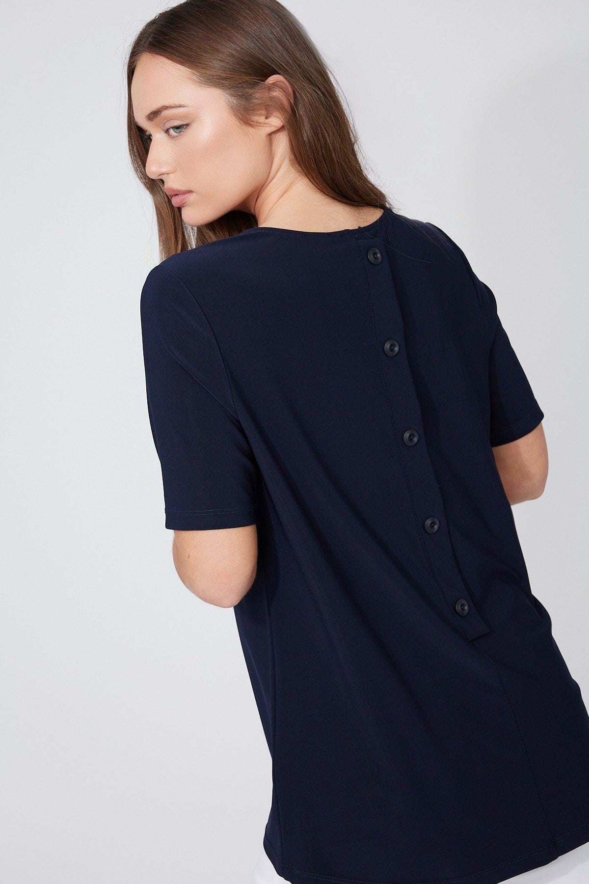 Compli K Button Back Detail T- Shirt